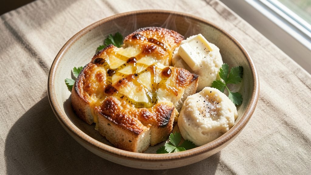 America's Test Kitchen Cheesy Garlic Bread Recipe: Crispy Cornmeal Crust With Ooey-Gooey Cheese Layers