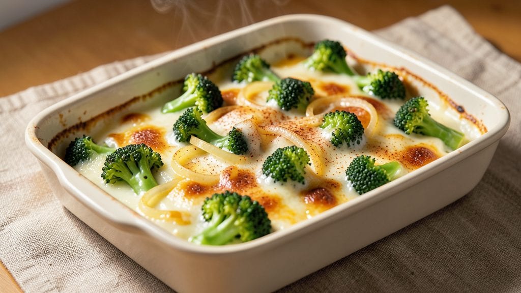 Amy's Broccoli Cheddar Bake Copycat Recipe: Cheesy Crisp Top, Melty Layers