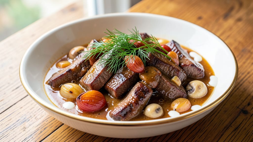 Beef Stroganoff Recipe With McCormick Seasoning: One-Pan Creamy Mushroom Magic