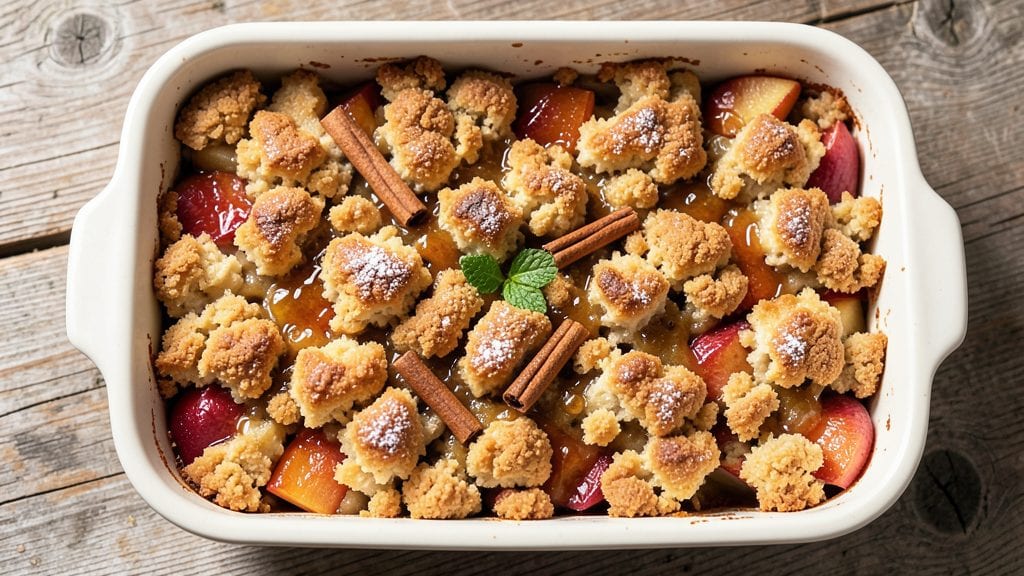 Canned Apple Cobbler Recipe: Warm Spiced Topping Over Juicy Fruit