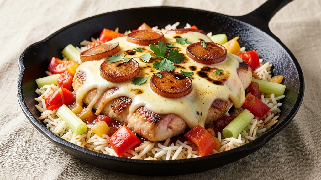 Cheesy Jambalaya Recipe: One-Pot Spice and Melting Cheese Magic