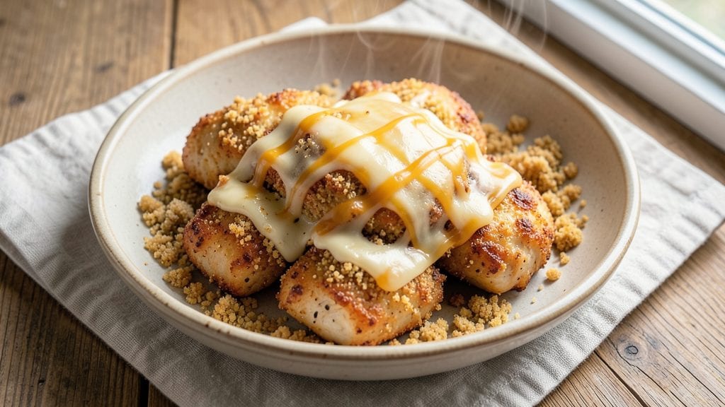 Kraft Oven Fry Copycat Recipe: Crispy Cornmeal Crust With Gooey Cheese Pull