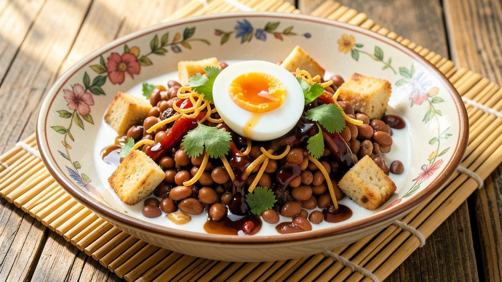 Misal: Sri Lankan Coconut Lentil Curry With Crispy Toppings