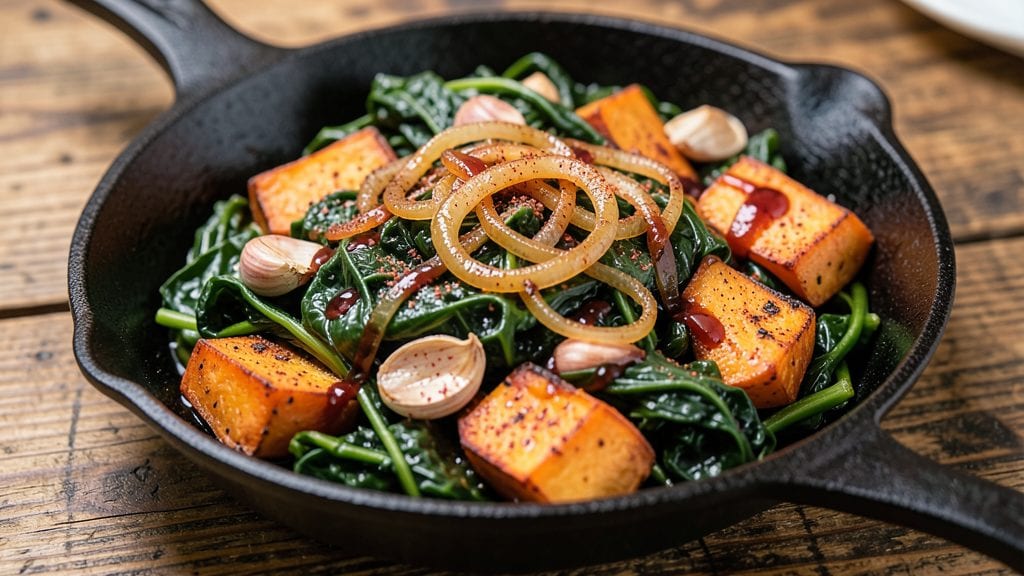 Soul Food Collard Greens No-Meat Recipe: Smoky Garlic and Vinegar-Braised Magic