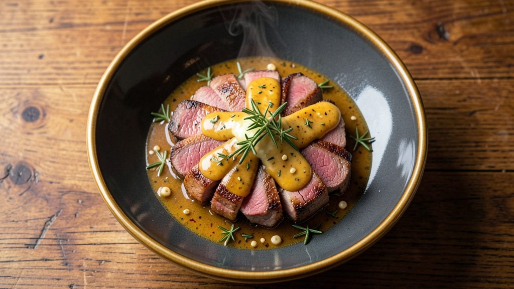 Veal Loin Recipe: Pan-Seared with Herb Butter Crust